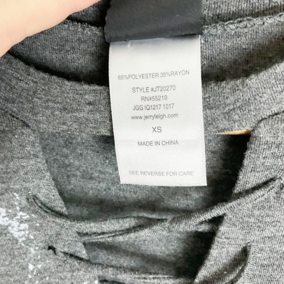 Modern Lux Women’s Let’s Get Lost Graphic Retro 90’s Lace Up Crewneck T-Shirt - Picture 15 of 16